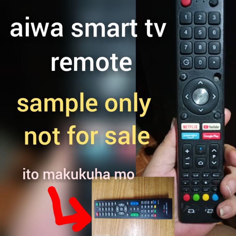 Aiwa Smart Tv Remote Na Gagana Sa Tv Mo Shopee Philippines