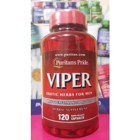 Horny Goat Weed Muira Puama Etc 120 Capsules Viper Exotic Herbs