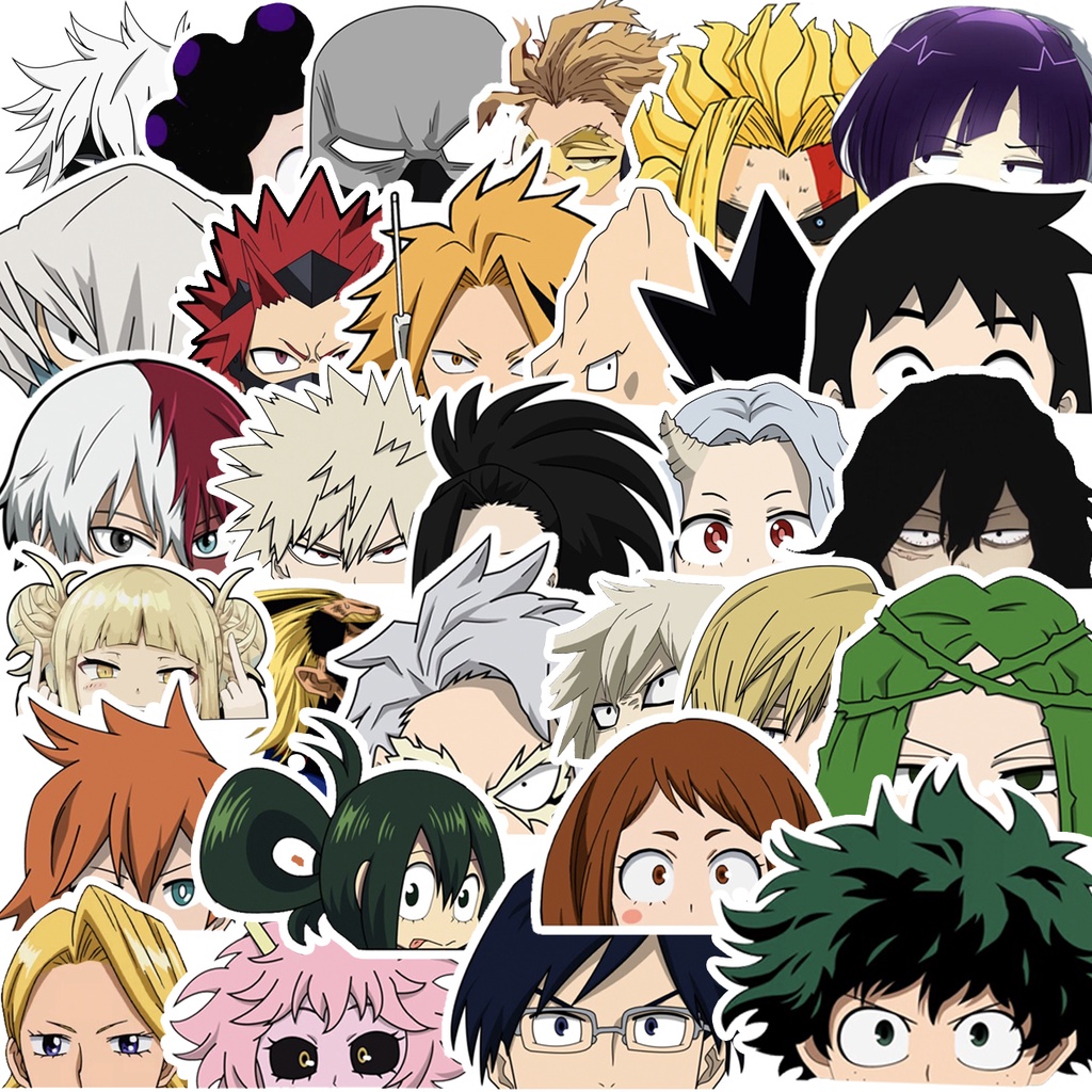 My Hero Academia Peeker Anime Sticker Pack 30pcs Shopee Philippines