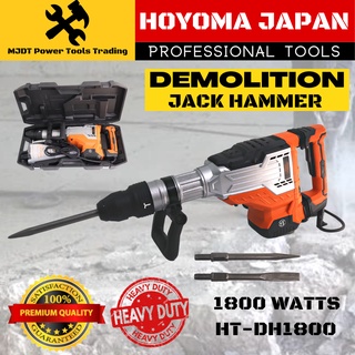 HOYOMA JAPAN 1800 WATTS ELECTRIC DEMOLITION JACK HAMMER CONRETE BREAKER