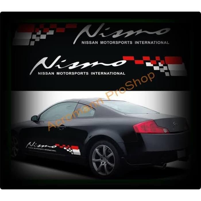 NISSAN Nismo INTERNATIONAL MOTORSPORT SIDE BODY STICKER Shopee