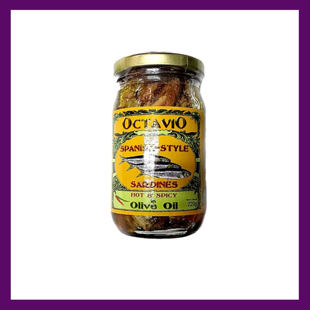 Octavio Spanish Style Sardines In Olive Oil G Shopee Philippines