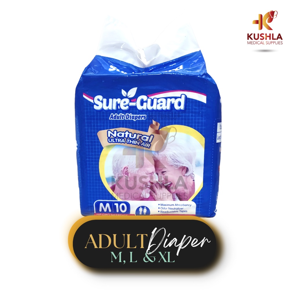 Adult Sureguard Diaper Medium Largeand X Large Shopee Philippines