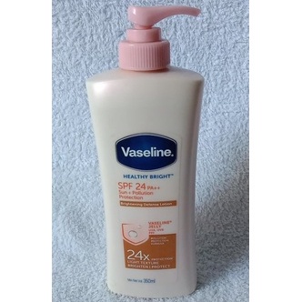 Vaseline Healthy Bright Spf Pa Sun Pollution Protection Lotion