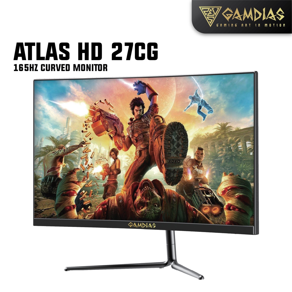 Gamdias Atlas Hd27cg 165hz Monitor Shopee Philippines