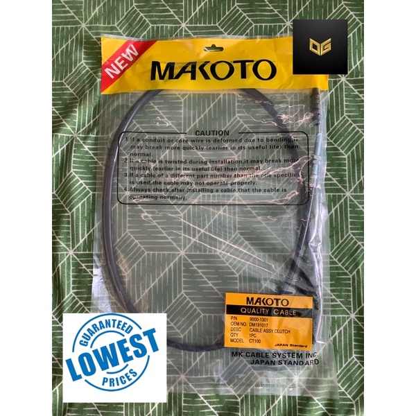 Makoto Clutch Cable CT100 Bajaj Shopee Philippines