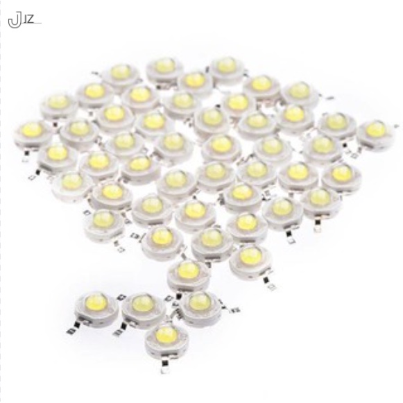 Pcs W Diode High Power Cool White Led Beads Watt Lamp Chip