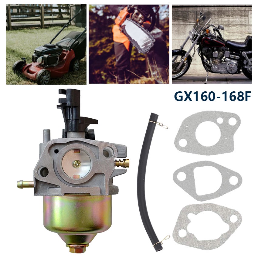 Honda GX160 Carburetor Carb Fit GX168F GX200 5 5HP 6 5HP Fuel Pipe