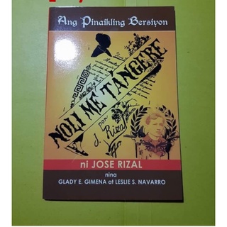 Books Noli Me Tangere Florante At Laura Ibong Adarna El Felibusterismo Shopee Philippines