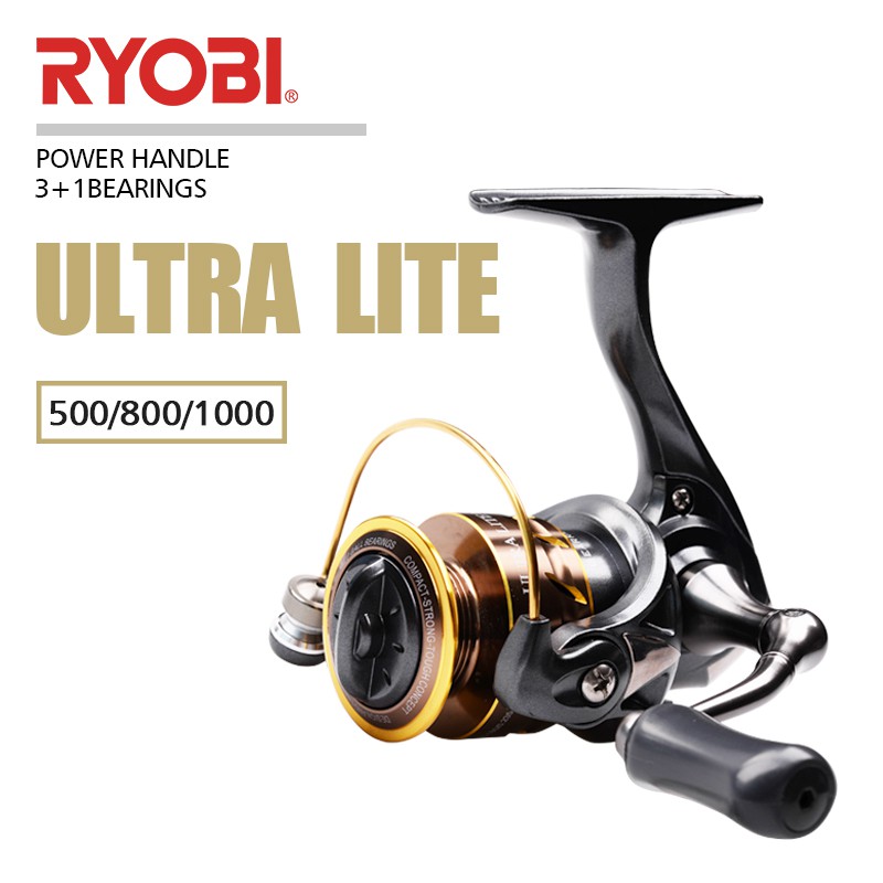 Original Japan New RYOBI ULTRA LITE 500 800 1000 Spinning Fishing Reel