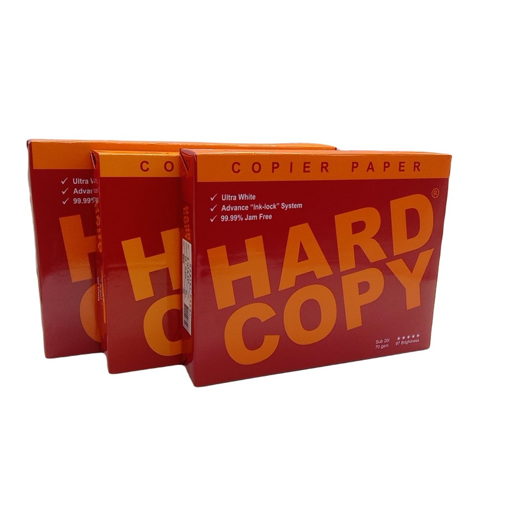 5 Ream Hard Copy Bond Paper 70gsm Substance 20 Shopee Philippines