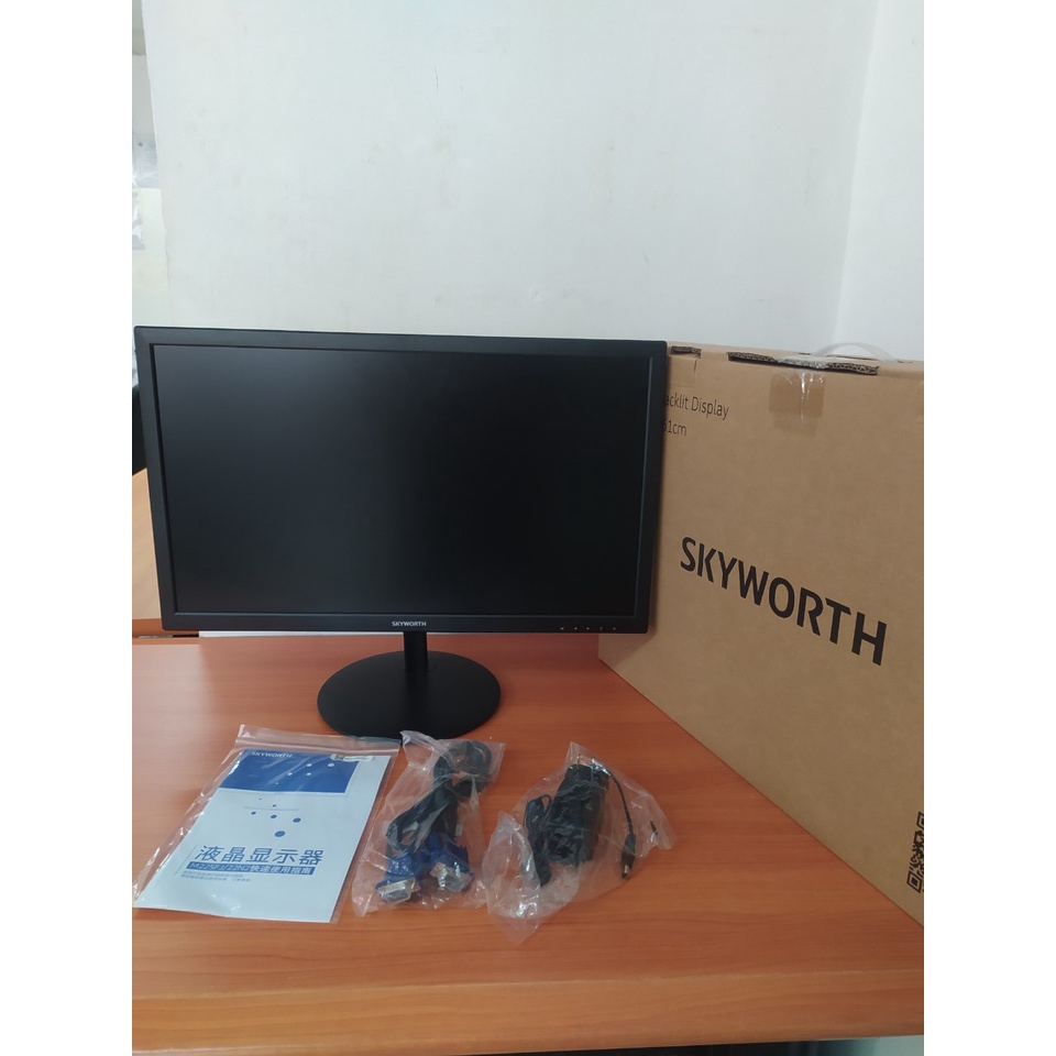 Skyworth 21 5 Inch M225FJ Computer Monitor HD LCD Wall Mounted Shopee