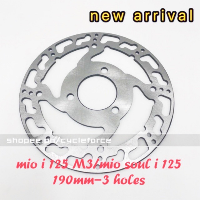 Motorcycle New Lighten Disc Mio I 125 M3 Mio Soul I 125 3holes 190mm