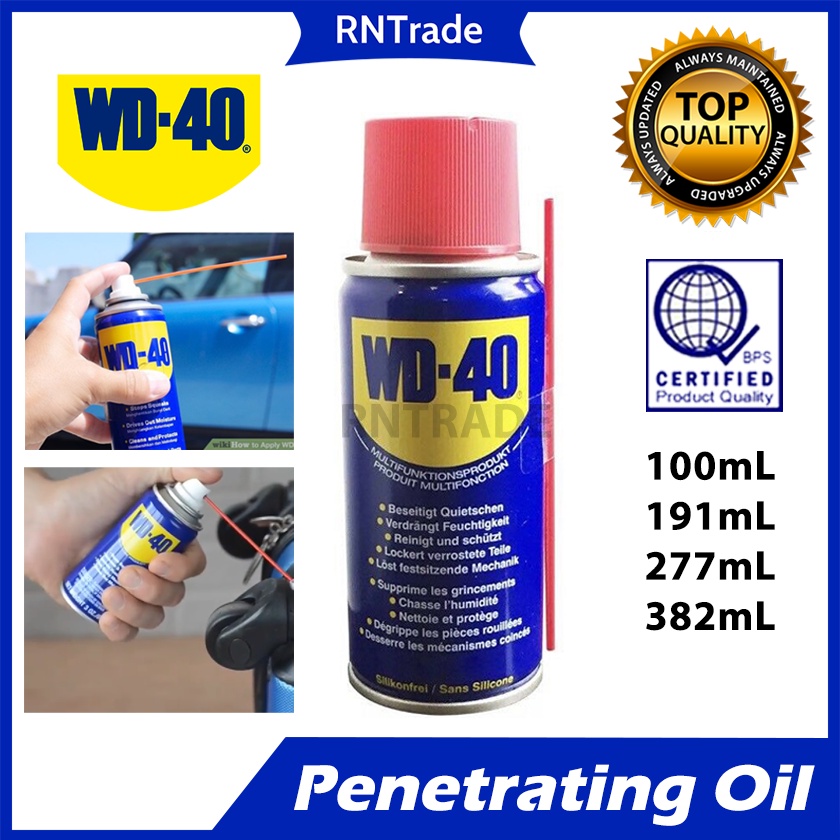 Original WD 40 WD40 WD 40 Multi Purpose Lubricant 100ml 333ml 382ml