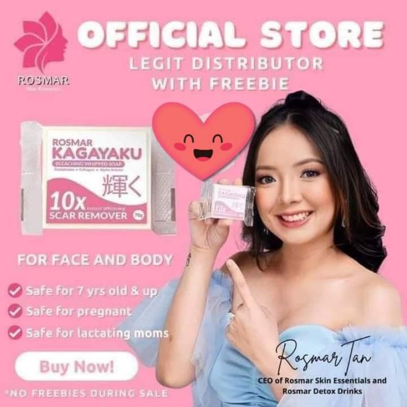 Rosmar Kagayaku Bleaching Whipped Soap Shopee Philippines