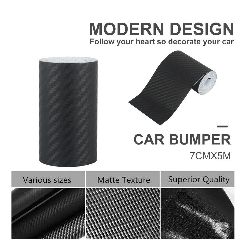 Cm M D Waterproof Carbon Fiber Vinyl Car Wrap Sheet Roll Film