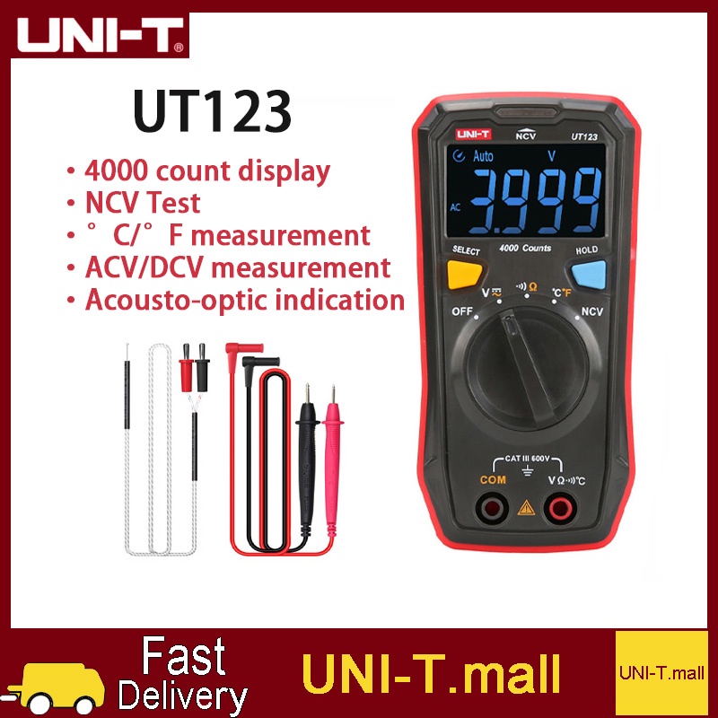 Uni T Ut High Quality Digital Multimeter Tester Ac And Dc