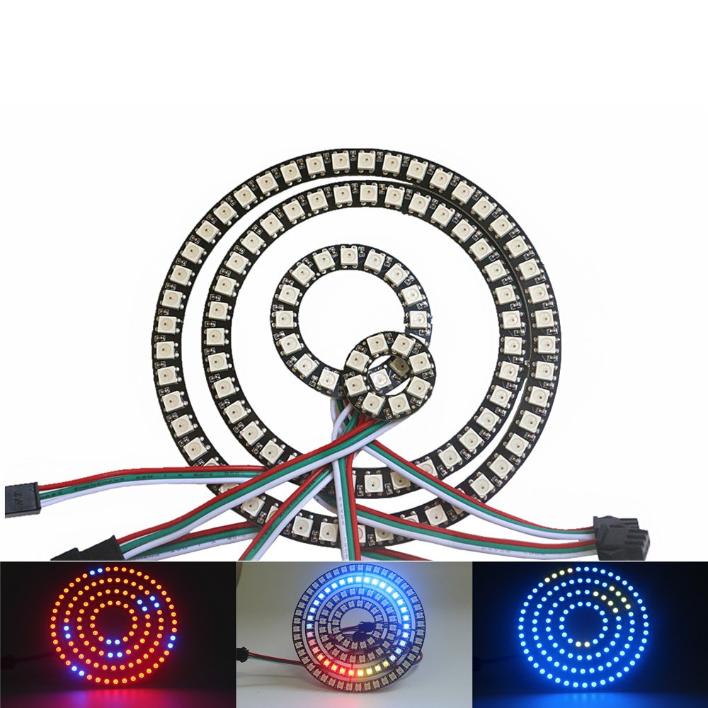 Leds Ws B Pixel Ring Addressable Led Modules Dc V