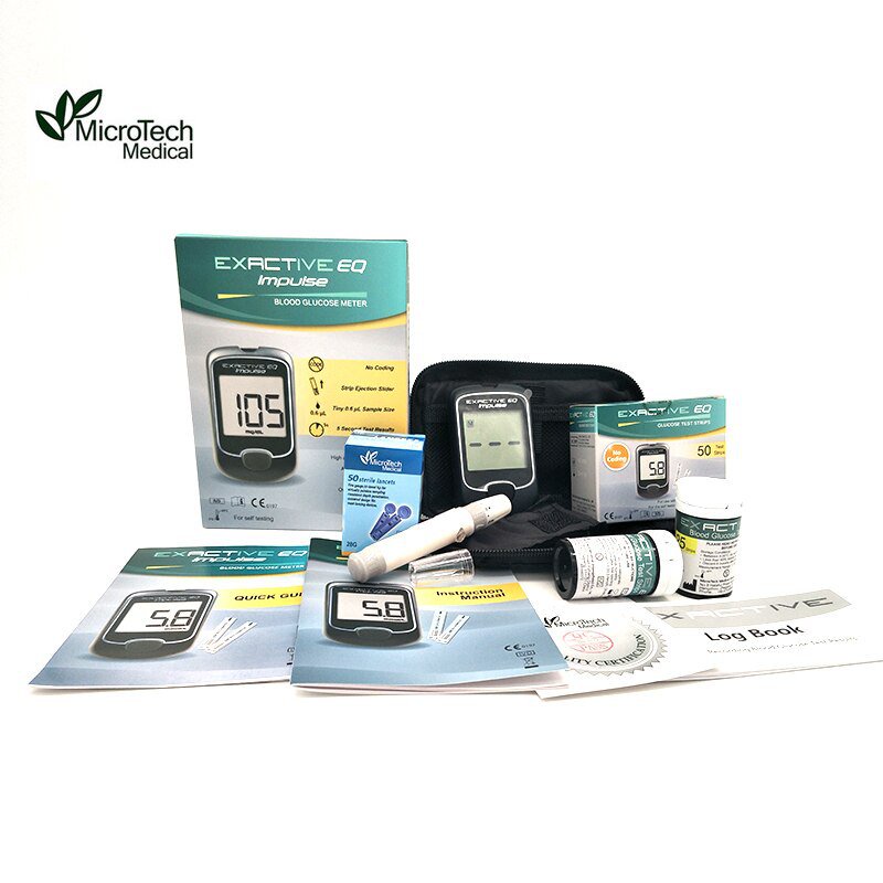 Microtech Eq Impulse Blood Glucose Meters Monitor Diabetics Test