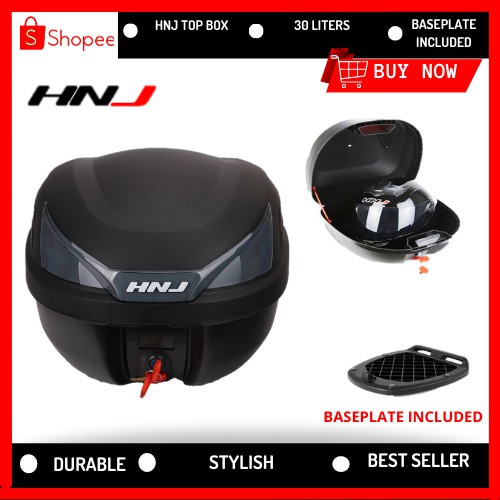 HNJ 012 Top Box 30liters Motorcycle Top Box WITH BASEPLATE INCLUDED HNJ