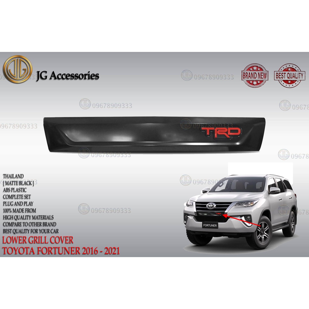 Toyota Fortuner Trd Lower Grill Cover