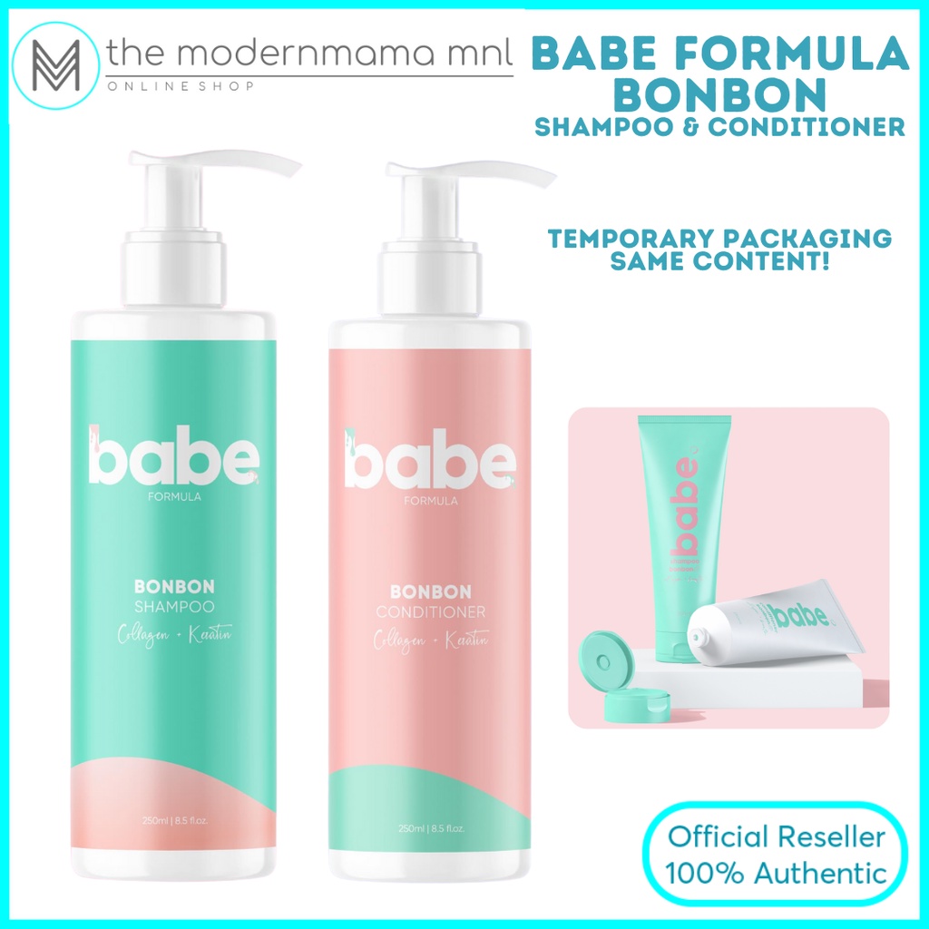 Babe Formula Bonbon Shampoo Conditioner Sulfate Free Curly Girl