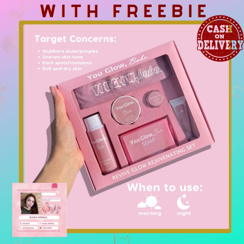 You Glow Babe Revive Rejuvenating Set With Freebie Shopee Philippines