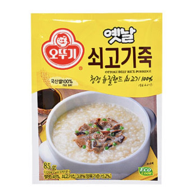 Ottogi Beef Rice Porridge 85g Shopee Philippines