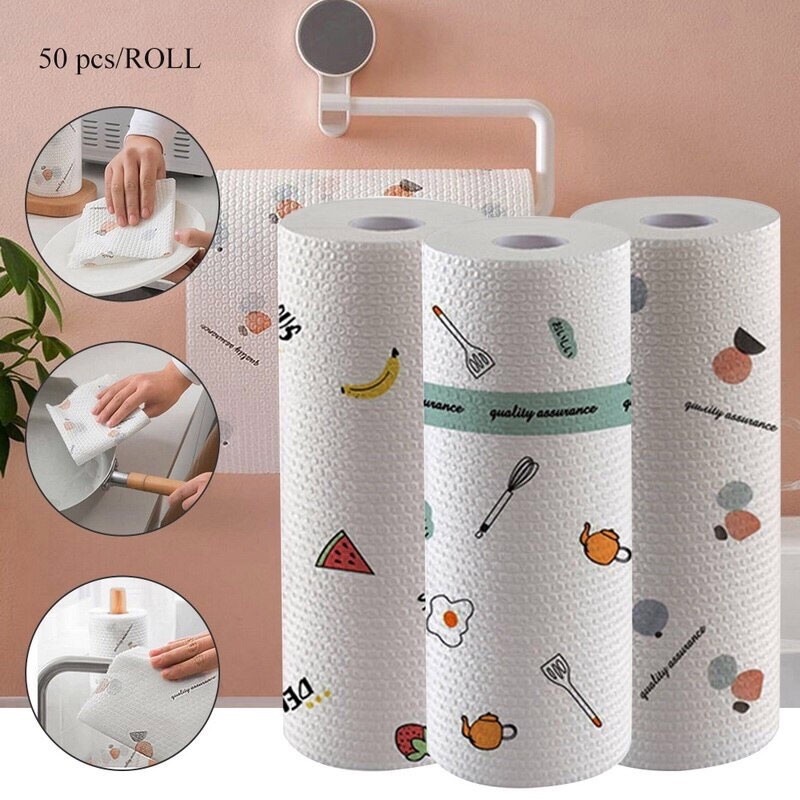 KOI Party Kitchen Towel 1 Ply 50 Pulls X 1 Rolls Tissue Paper Towel