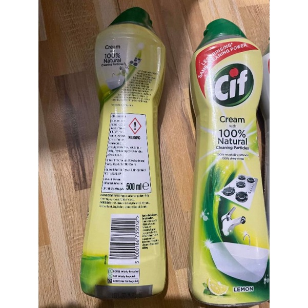 Cif Cream Cleaner Lemon 500ml Shopee Philippines