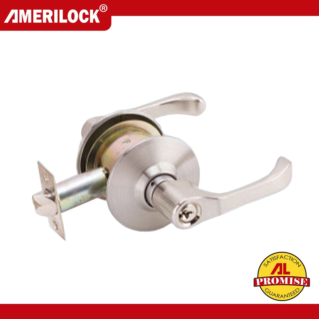 AMERILOCK Door Knob Lever Type Lockset AL 3800 Antique Brass