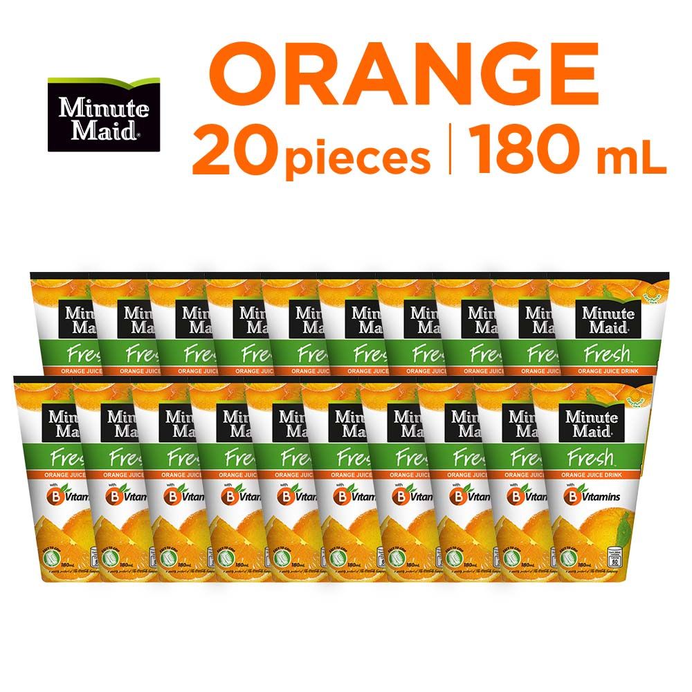 Minute Maid Fresh Orange Tetra Ml Pack Of Shopee Philippines