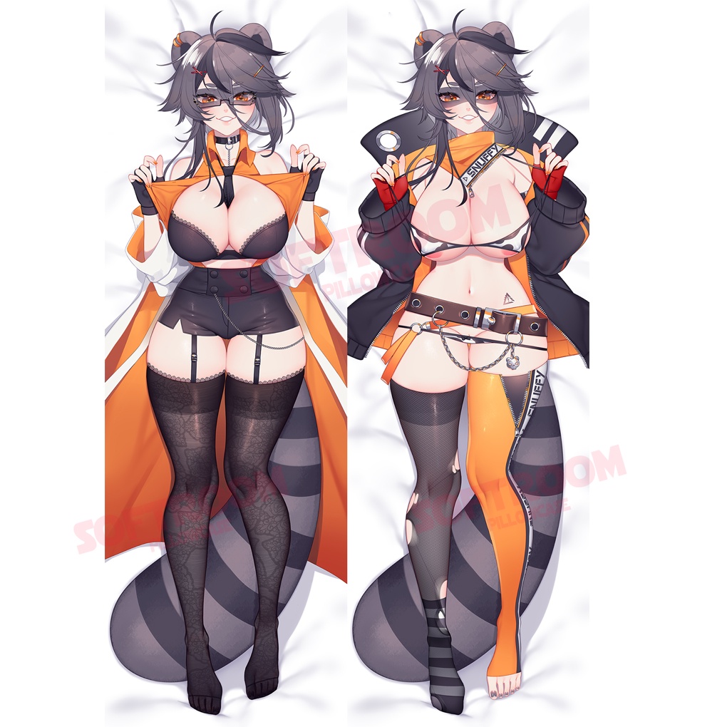 Snuffy Vtuber Dakimakura Body Pillowcase Sofa Bed Soft Japanese Anime Otaku Pillow Cover