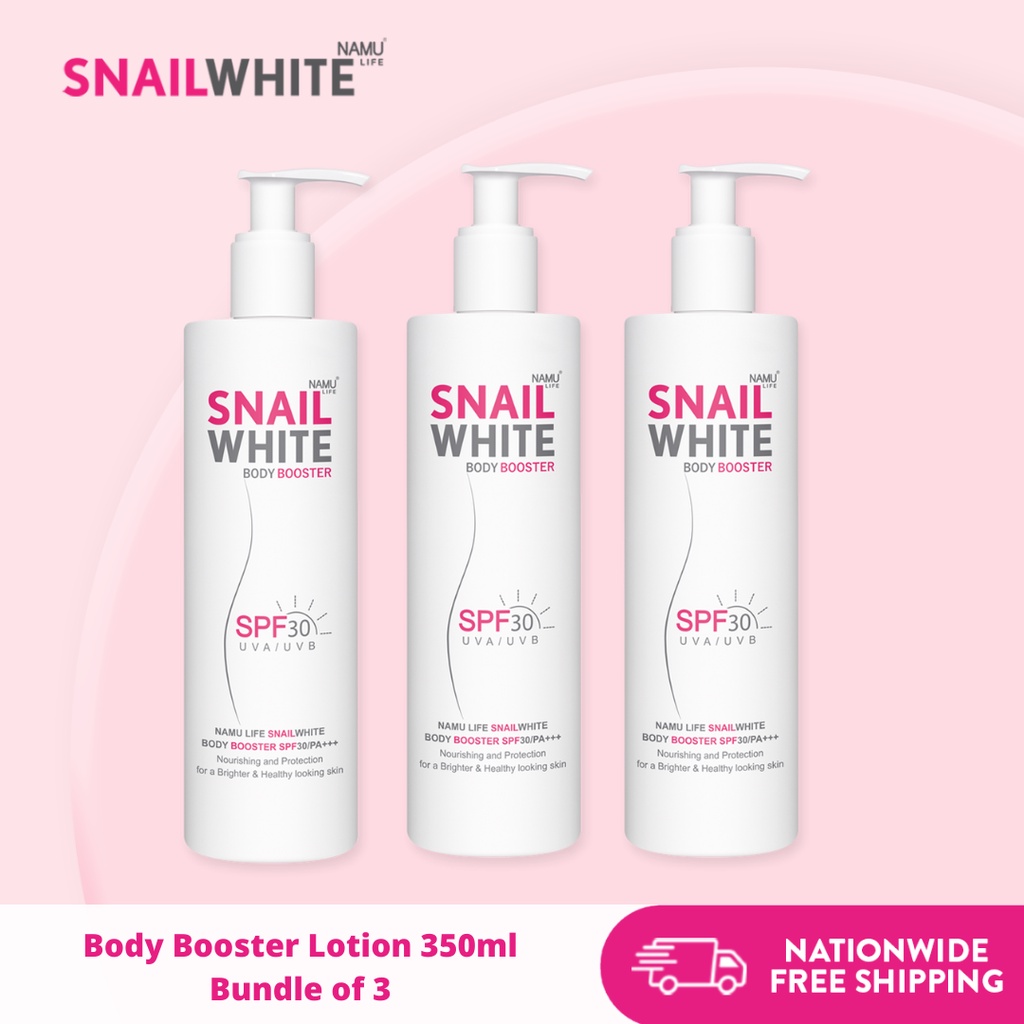 SNAILWHITE Body Booster 350mL Bundle Of 3 Shopee Philippines