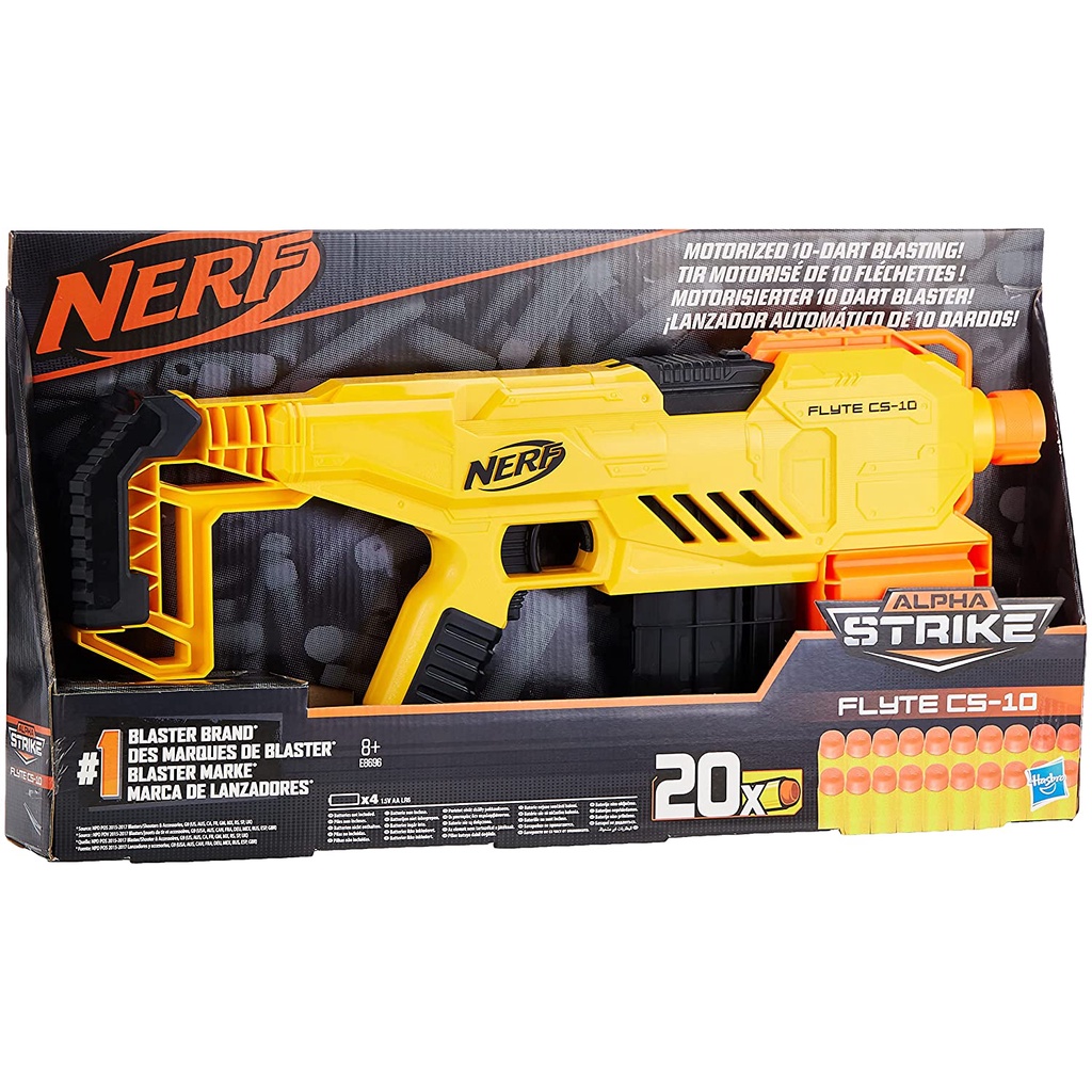 Nerf Alpha Strike Flyte Cs Motorized Blaster Shopee Philippines