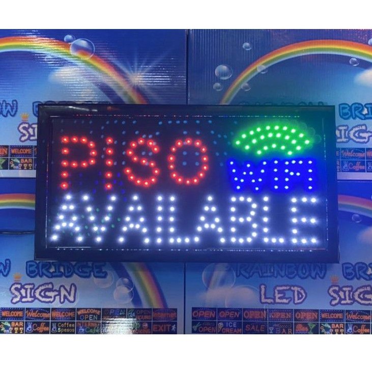 Rainbow Bridge Led Signage Piso Wifi Available New Small Large