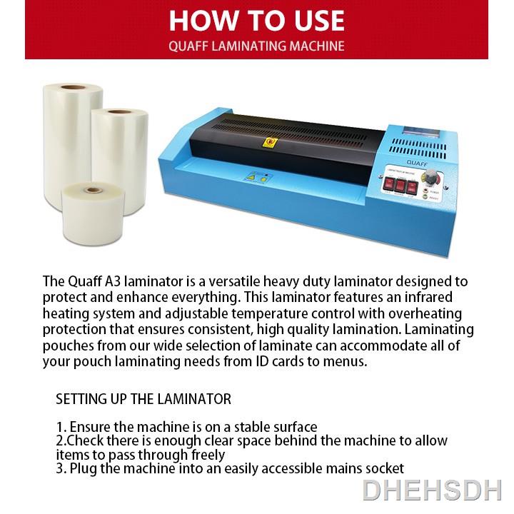 Quaff Cuyi In Laminating Machine Hot Cold Reverse Laminator