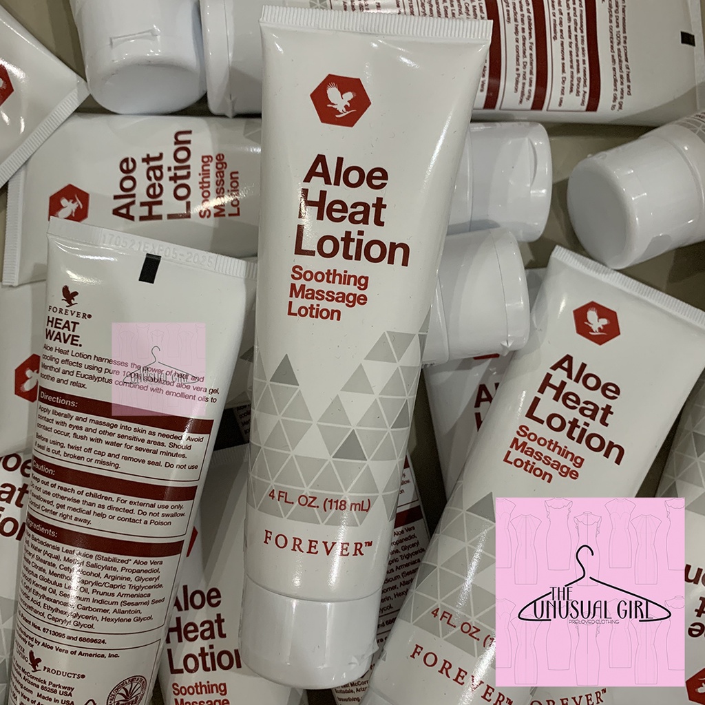 Forever Aloe Heat Lotion Shopee Philippines