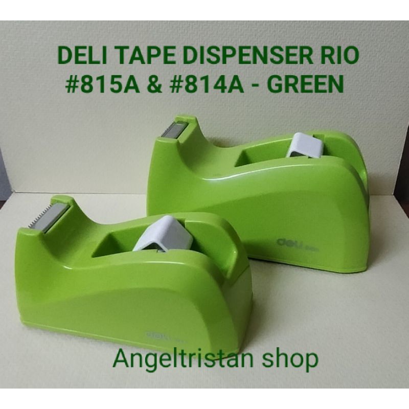 DELI Tape Dispenser RIO Medium Green Small Green Pink Shopee