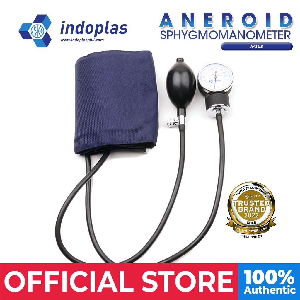 Indoplas Aneroid Blood Pressure Sphygmomanometer Ip Shopee Philippines