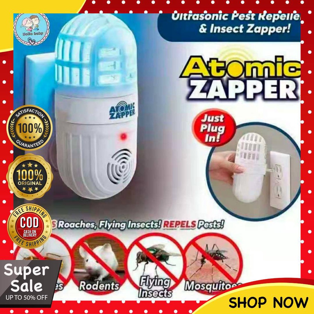 Original Cod New Ultrasonic Atomic Zapper Ultrasonic Insect Repellent