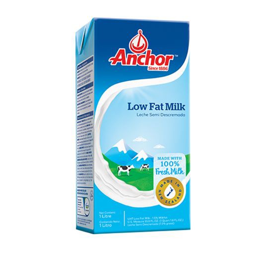 Anchor Low Fat Milk UHT Plain 1L Shopee Philippines