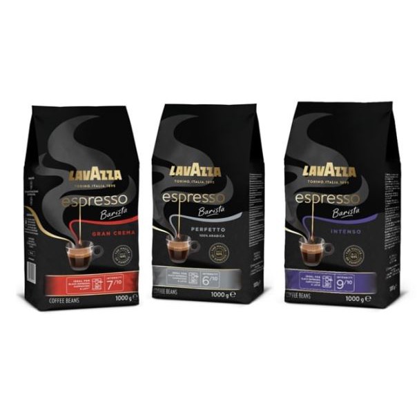 Lavazza Espresso Barista 1 Kg Coffee Beans Intenso Gran Crema