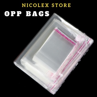 NICOLEX OPP Bags Small 100pcs OPP Clear Small Self Adhesive Bag