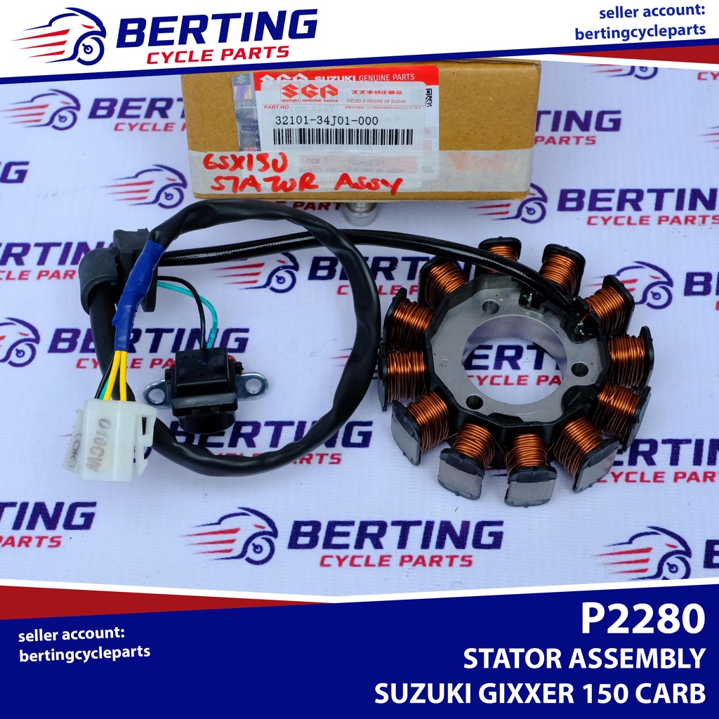 Sgp Stator Assembly Suzuki Gixxer Carb And Fi V Genuine