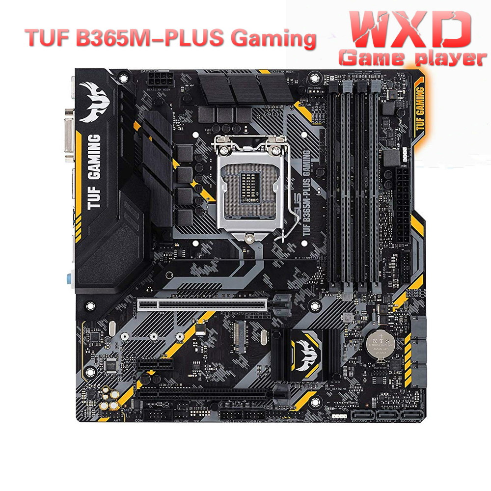 Used Asus TUF B365M PLUS Gaming Intel LGA 1151 MATX Gaming Motherboard