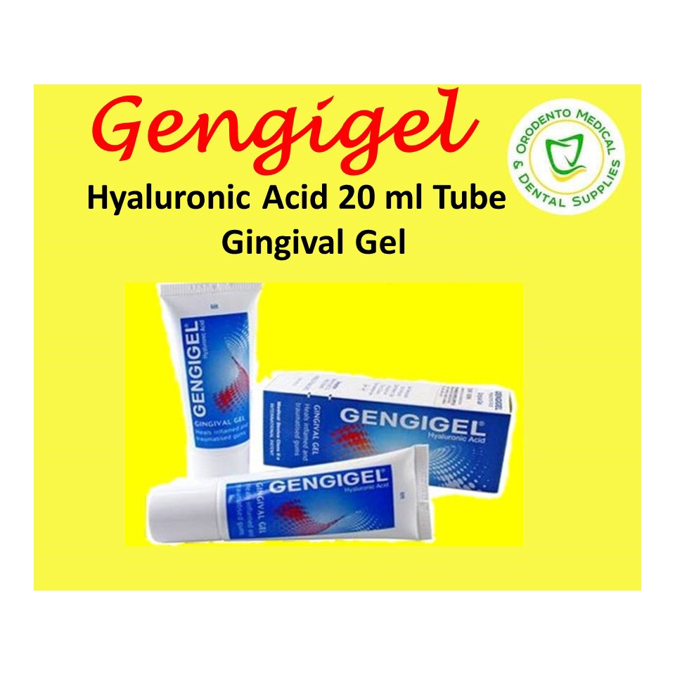 Gengigel Hyaluronic Acid Gingival Gel Tube 20ml Shopee Philippines