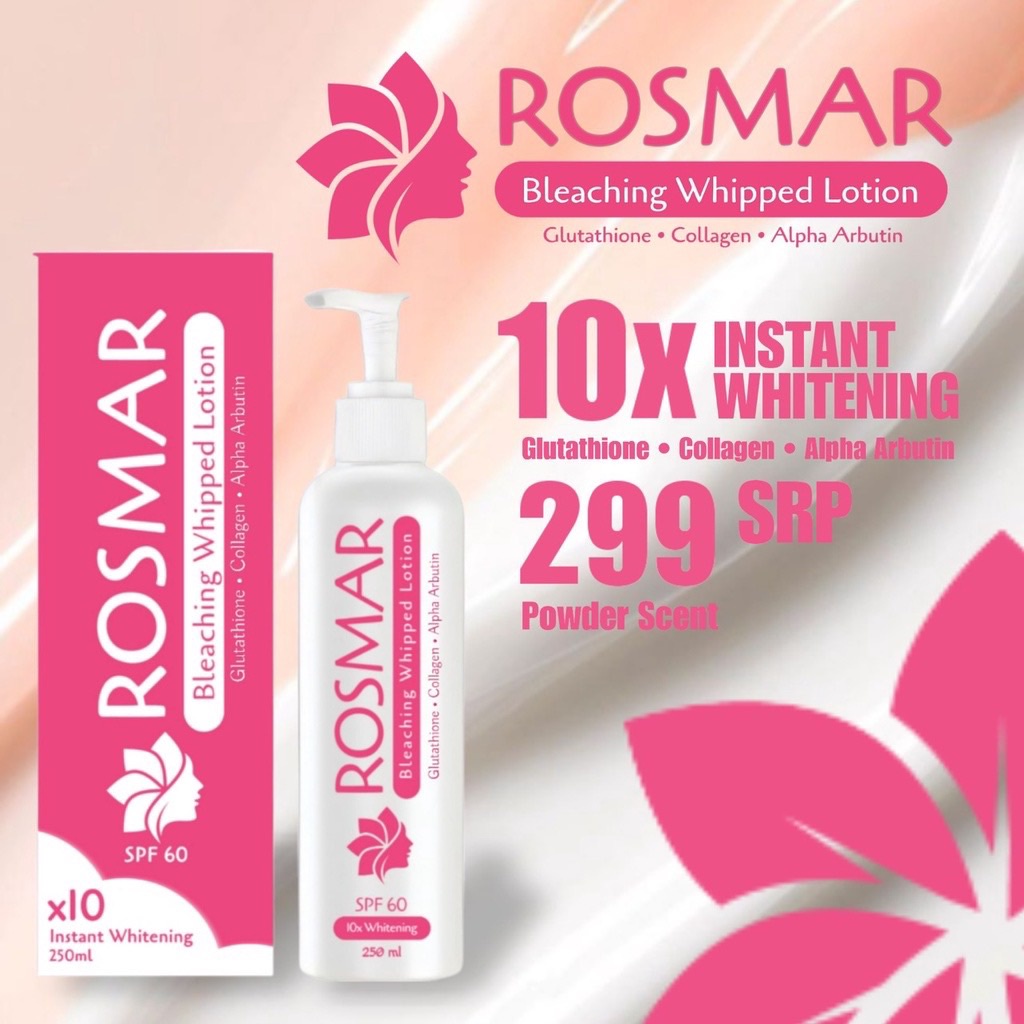 Rosmar Bleaching Whipped Lotion Spf Ml Shopee Philippines