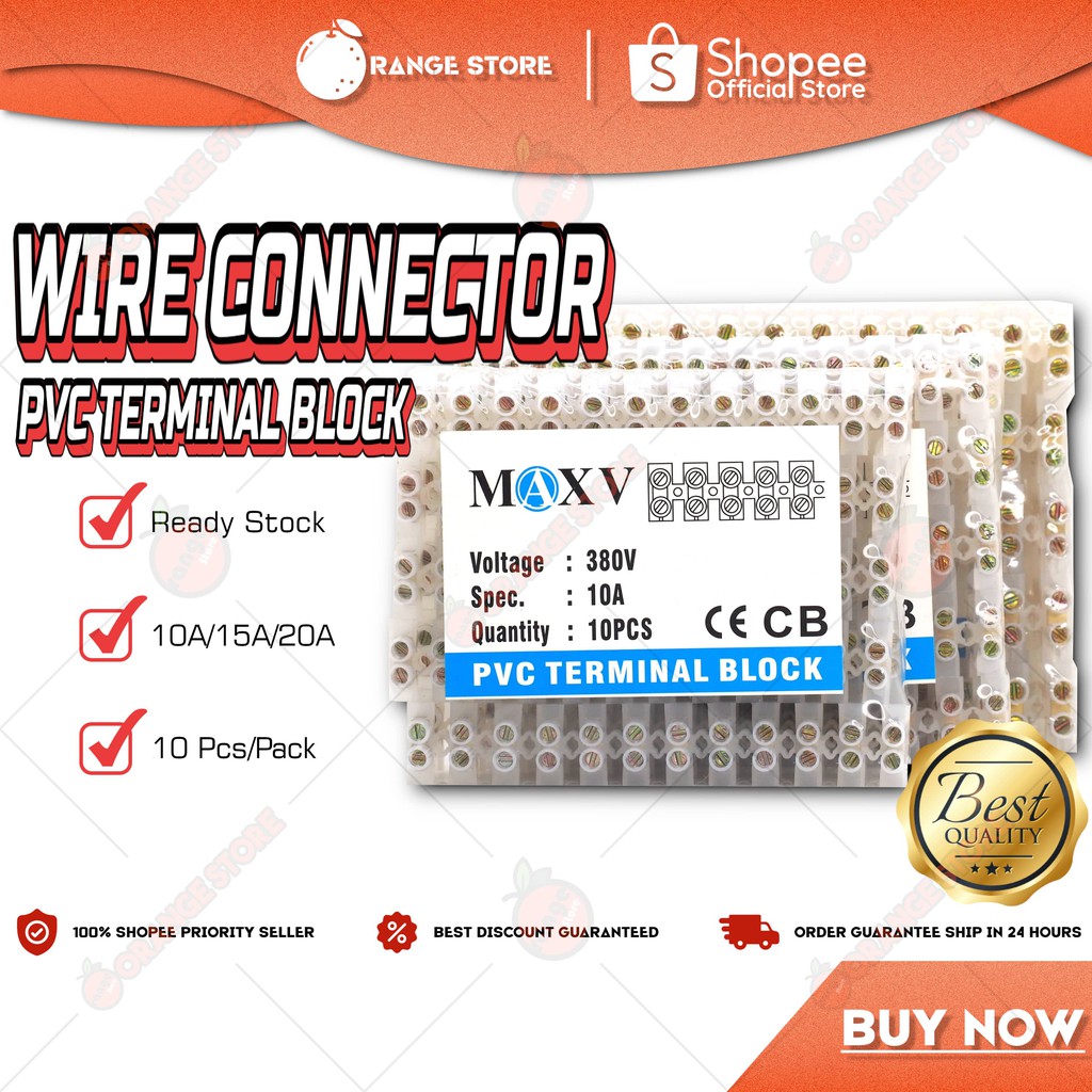 Max Pvc Terminal Block Connector Pvc Quick Cable Connector Terminal