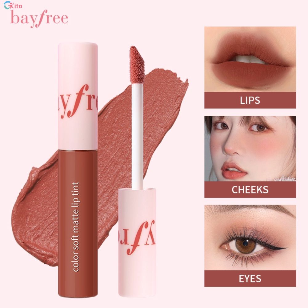 BAYFREE Matte Velvet Lip Glaze Naturally White And Easy To Color Lip